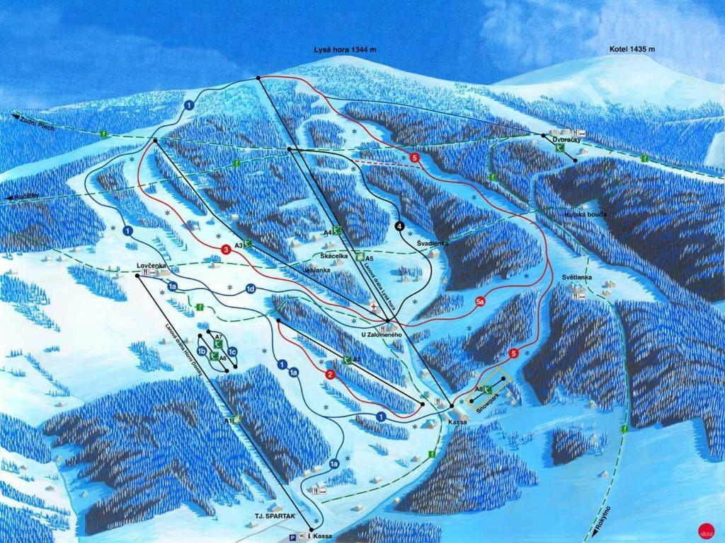 Apartmany Ski Lift โรกีนีซ นัด ยีเซอโร ภายนอก รูปภาพ